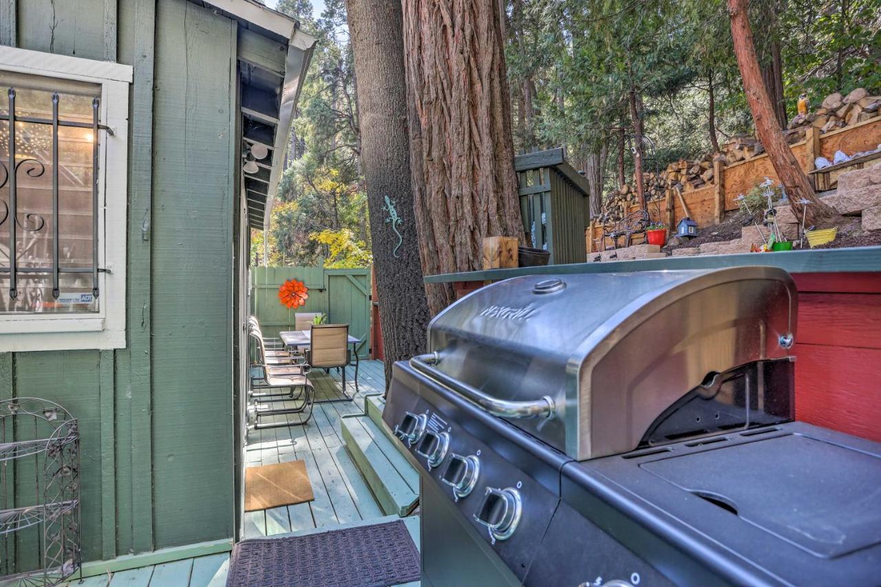 Boho Crestline Cabin, 1 Mile To Lake Gregory! Exterior photo